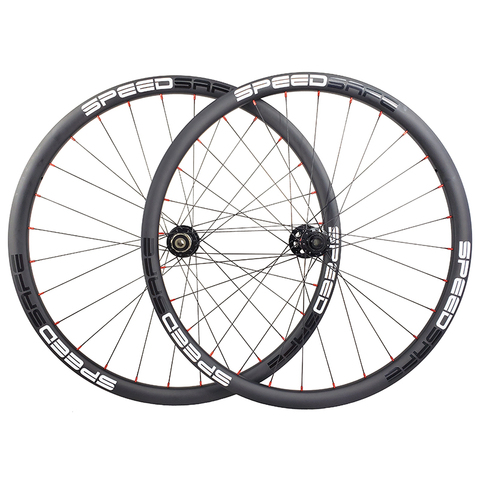 Roues de gravier asymétriques tubeless en carbone 650B, 28mm, Novatec D791 D792 12x100 15x100 12x142 9mm QR SHN 11s XD XDR 12s ► Photo 1/4