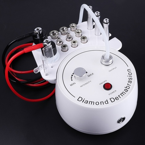 Professionnel 3 in1 diamant Microdermabrasion Machine eau pulvérisation Exfoliation beauté Machine enlèvement rides visage Peeling outils ► Photo 1/6