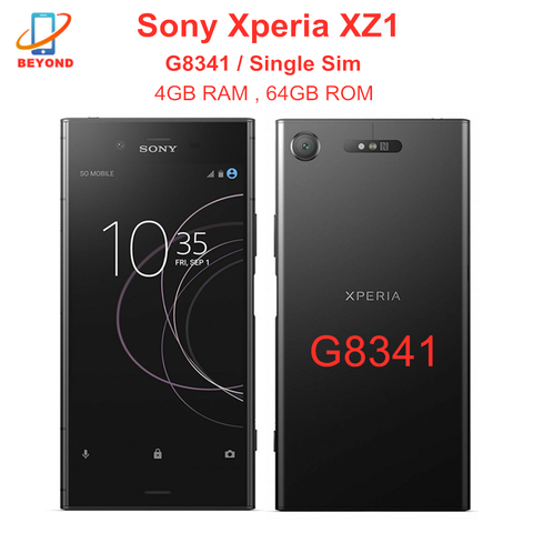 Sony – smartphone Xperia XZ1 de 64 go débloqué, téléphone portable, 4 go de RAM, processeur Snapdragon 5.2 octa-core, NFC, écran de 835 pouces, connectivité LTE ► Photo 1/5