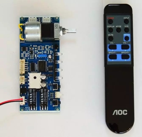 Panneau de commande à distance, panneau de contrôle du volume, potentiomètre de moteur, panneau de commutation de sélection du signal de source audio ► Photo 1/1