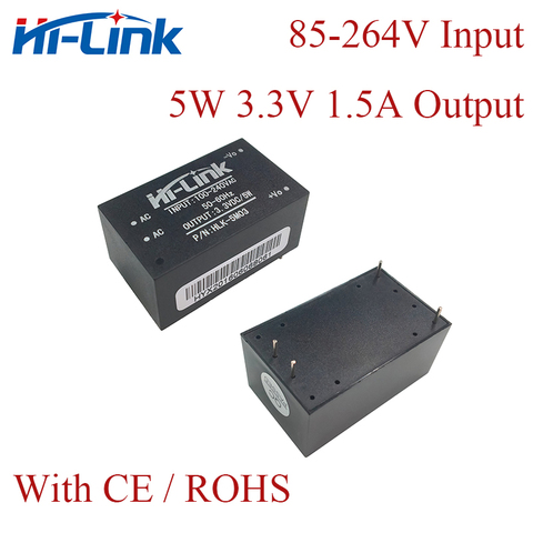 Hi-Link 5W 3.3V/5V/9V/12V/24V sortie AC-DC pcb alimentation/abaisseur transformateur fabricant ► Photo 1/5