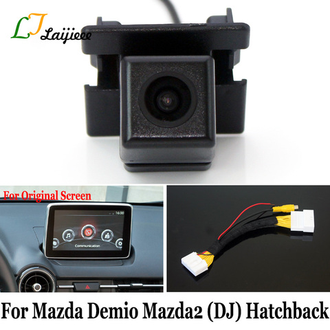 Caméra de recul Compatible avec écran d'origine pour Mazda Demio 2 Mazda2 DJ, 5 portes, hayon/28 broches ► Photo 1/5