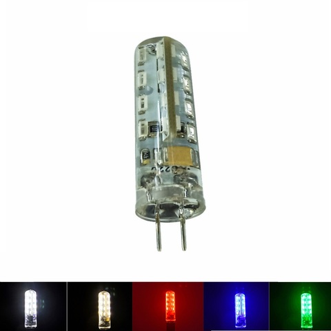 Ampoule LED à économie d'énergie G4, couleurs 220v G4 LED bleu rouge G4 220V vert 220V G4 vert lustre ampoule en cristal ► Photo 1/5