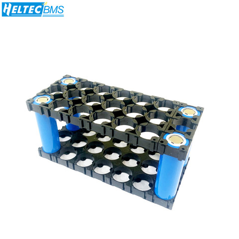 Support de batterie au Lithium 18650 3*7 2 pièces, combinaison de batteries au Lithium 18.5 avec boucle, support cylindrique de cellule Li-ion, partie de support MM ► Photo 1/5