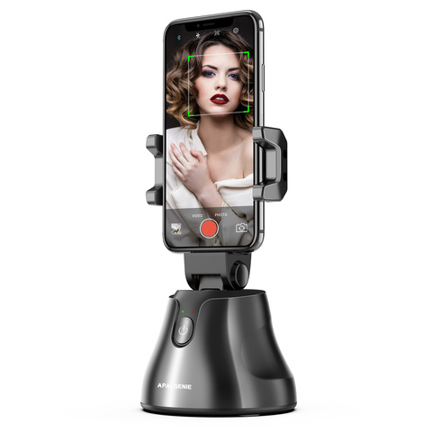 Apai Genie Auto Smart tir Selfie Stick 360 ° objet suivi support tout-en-un Rotation visage suivi caméra support pour téléphone ► Photo 1/6