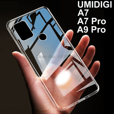 Coque de téléphone pour UMIDIGI A7 A9 Pro, étui de protection arrière en TPU souple mat, protection anti-choc pour UMI A7 ► Photo 1/6