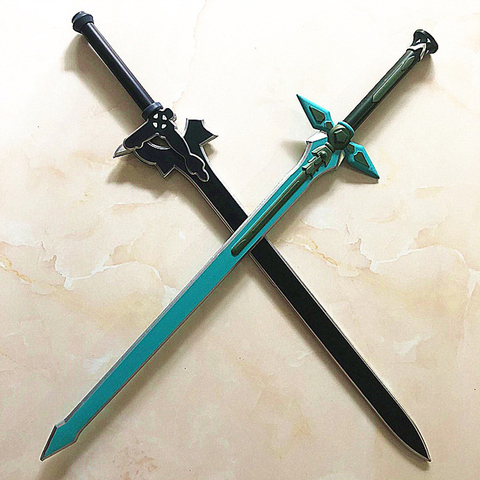 1:1 épée Art en ligne noir repulseur Kirito Kirigaya épée Kirigaya Kazuto cosplay accessoire Yuuki Asuna noir épée cadeau de noël ► Photo 1/6