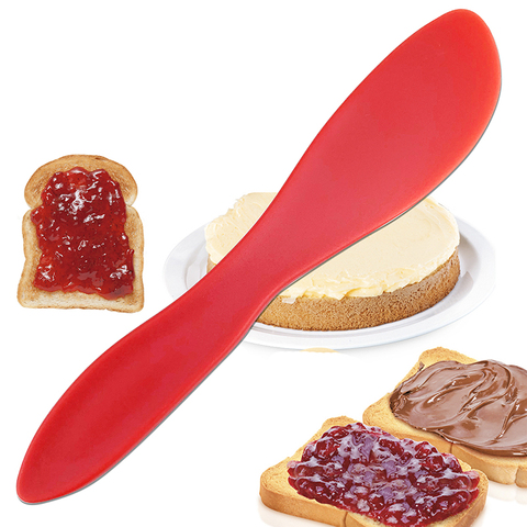 1 pièces Cookie pâtisserie grattoir cuisine fournitures PP plastique multi-usages rouge gâteau beurre spatule bricolage outils de cuisson ► Photo 1/6