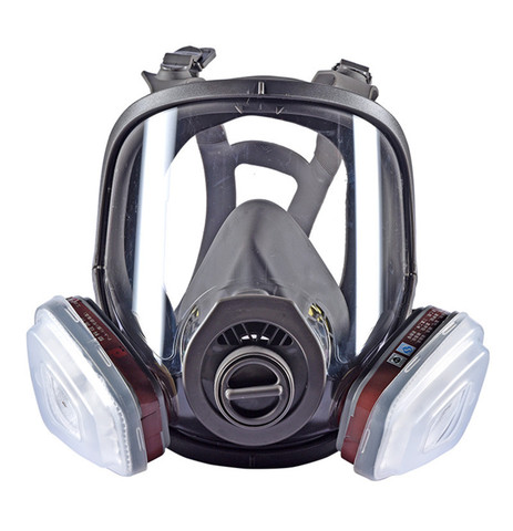 Masque complet à gaz nouveauté, pièce à peinture ajustable, pulvérisation, respirateur chimique, remplacement de masque anti-poussière pour 3M 6800 ► Photo 1/6