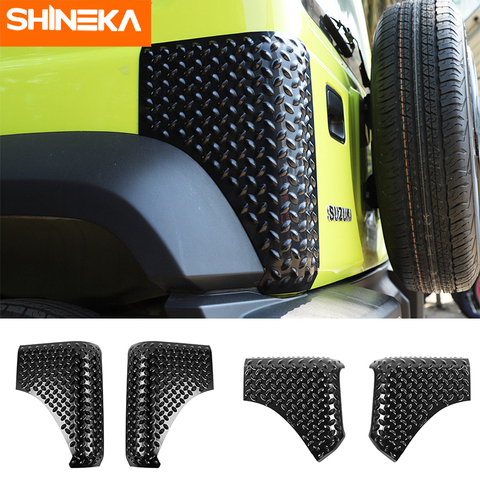 Autocollant de voiture pour Suzuki Jimny voiture avant arrière garde-boue hayon Angle enveloppe décoration garde couverture pour Suzuki Jimny 2022 + accessoires ► Photo 1/6