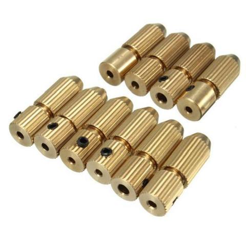 2.3mm laiton moteur électrique arbre pince montage mandrin Mini petite pince perceuse mandrin adaptateur pour 0.7mm-1.4mm foret Micro foret ► Photo 1/5