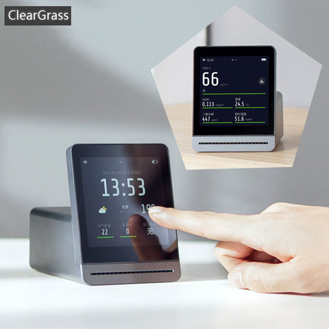 Youpin ClearGrass moniteur d'air Retina tactile IPS écran Mobile opération tactile intérieur extérieur clair herbe détecteur d'air ► Photo 1/6