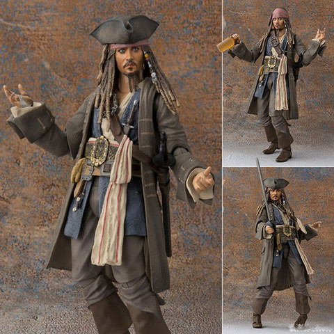 Figurine à assembler Captain Jack en PVC, modèle à collectionner, jouet tendance pour enfant, meilleur cadeau d'anniversaire avec boîte originale ► Photo 1/6