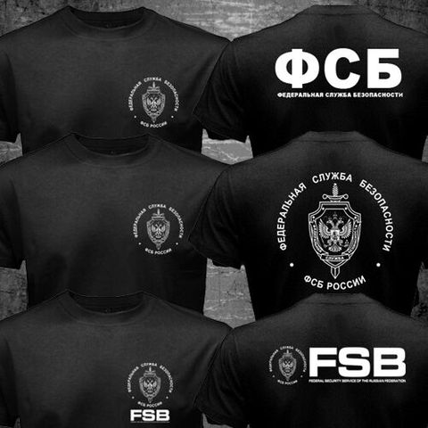 2022 russe KGB FSB Spetsnaz contre terroriste Forces spéciales hommes T-shirt harajuku hip hop T-shirt ► Photo 1/1