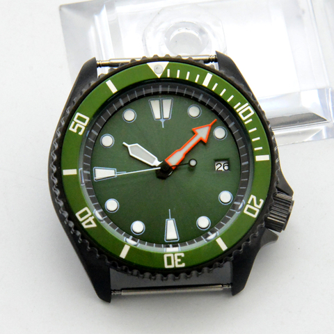 Cadran aseptique vert SK007 montre mécanique de plongée montre mécanique automatique pour hommes mouvement NH35A ► Photo 1/5