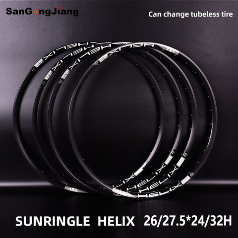 Sunring – jante de vélo de montagne/route en alliage d'aluminium, HELIX TR25/TR27/TR29, 29/27, 5/26 pouces, 24H 32H XC ► Photo 1/6