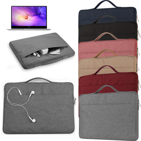 Sac à manches pour ordinateur portable, sacoche unisexe pour Huawei MateBook E/13/X/X Pro/14/15/D 14/D 15, Honor MagicBook Pro 14/15/16.1 ► Photo 1/6