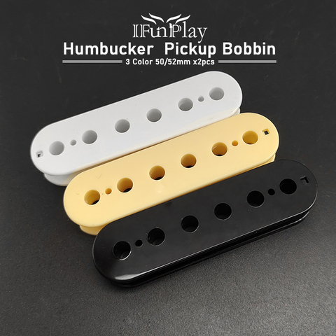 Accessoires de guitare électrique ABS, 2 pièces, Double bobine de ramassage Humbucker Slug, modèle interne, couverture ► Photo 1/6