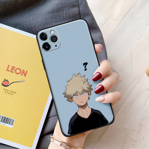 Bakugo Boku pas Mon Héros Universités BNHA Pour iPhone 6 6s 7 8 plus x xr xs 11 12 mini pro max soft silicone housse de téléphone shell ► Photo 1/6