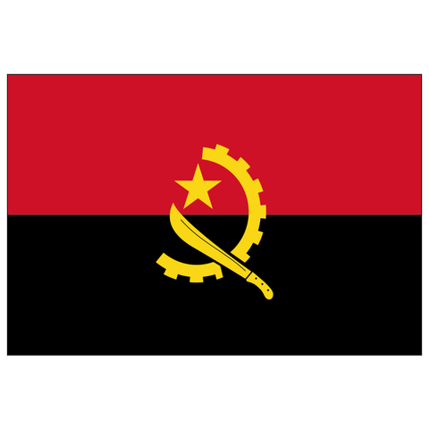 Bannière suspendue, drapeau National angolais, xvggdg, 90x150cm, livraison gratuite ► Photo 1/1