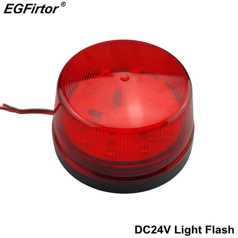 Alarme de sécurité DC12V lumière Signal stroboscopique avertissement de sécurité rouge clignotant lumière LED pour passerelle jardin couloir bâtiment ► Photo 1/6