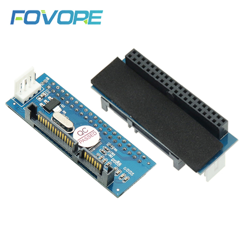 Adaptateur IDE SATA pour disque dur de 3.5 pouces, 40 broches, SSD à sata, carte de conversion pour disque dur de 3.5 pouces ► Photo 1/6