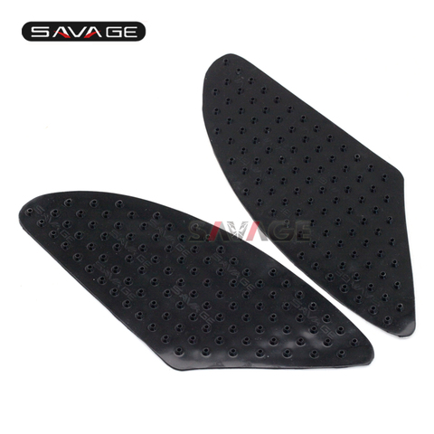 Pour KAWASAKI Z750 Z1000 2007 2008 2009 moto réservoir tampon de Traction anti-dérapant autocollant côté décalcomanie gaz genouillère protection ► Photo 1/6