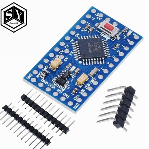 Avec le chargeur de démarrage Pro Mini ATMEGA328P 328 Mini ATMEGA328 5V/16MHz 3.3V/8MHZ pour arduino ► Photo 1/6