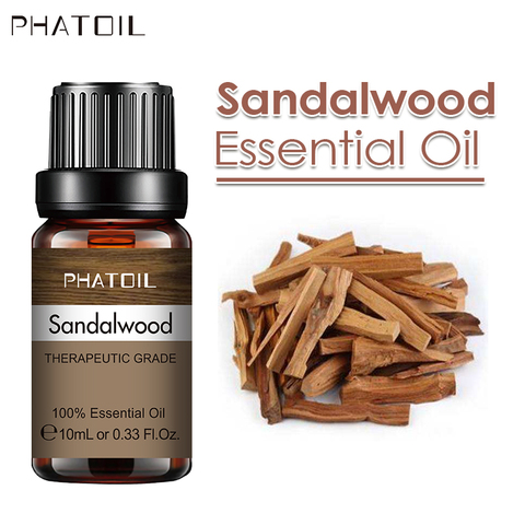 Huiles essentielles en bois de santal, diffuseur de méditation en bois de santal, huile aromatique Pure et naturelle pour Yoga, Frankincense, cidre, lavande, 10ml 30ml 100ml ► Photo 1/6