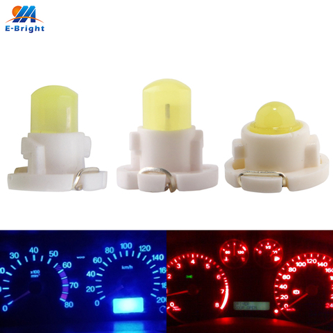 10X T3 COB 1 SMD F8 T4.2 T4.7 tableau de bord ampoules LED indicateur d'avertissement lumières intérieures pour voiture véhicule instruments lampes DC12V ► Photo 1/6