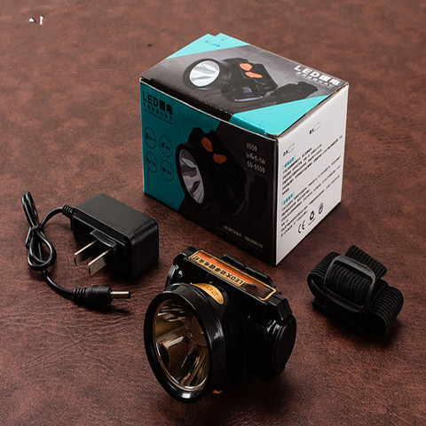 Mini lampe frontale led puissante rechargeable à éblouissement, lumière 18650, batterie au lithium, idéal pour l'extérieur, la pêche ou l'aventure, le Camping, 20W ► Photo 1/6