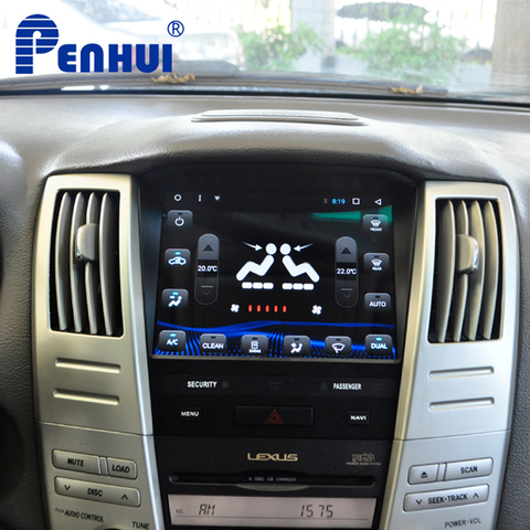 Autoradio Android, lecteur multimédia DVD, Navigation GPS, vidéo, pour voiture Lexus RX330, RX300, RX350, RX400H, Toyota Harrier (2004-2008) ► Photo 1/6