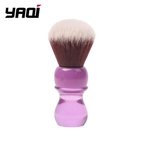 Yaqi-brosse de rasage humide en poils synthétiques en vison, poignée violette, 24mm ► Photo 1/6