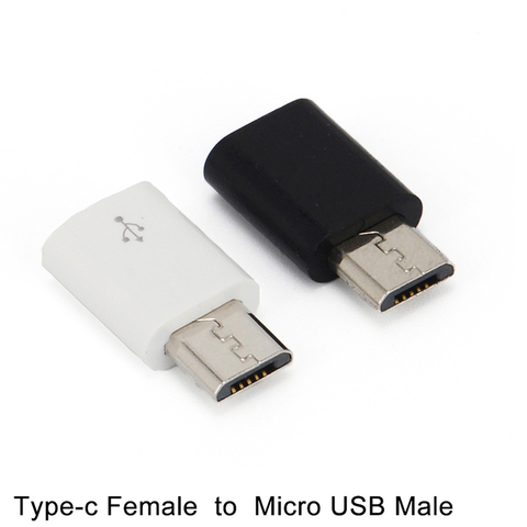 Adaptateur de convertisseur de Type C femelle à Micro USB mâle pour connecteur USB 3.1 de Type C 19.87mm 1 pièce ► Photo 1/5