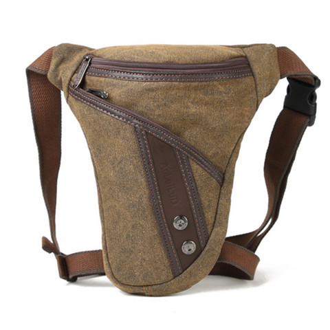 Sac bandoulière en Nylon pour hommes, sac banane pour randonnée moto, pochette multifonctionnelle, sac à bandoulière en Nylon, pour ceinture, pour ceinture, pour les jambes ► Photo 1/6