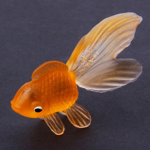 20 pièces en caoutchouc Simulation petit poisson rouge or poisson enfants jouet décoration bain jouet ► Photo 1/6