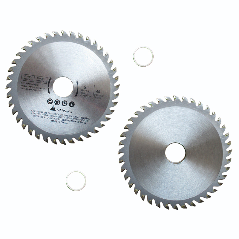 1pc 5 pouces 125mm 40T circulaire carbure scie lames coupe bois pour meuleuse d'angle scie disque bois Cutter lame de scie pour couper le bois ► Photo 1/4