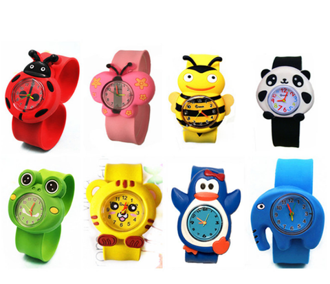 Montre pour bébés 3D pour enfants, montre-bracelet à Quartz, design de dessin animé, cadeaux pour filles et garçons ► Photo 1/6