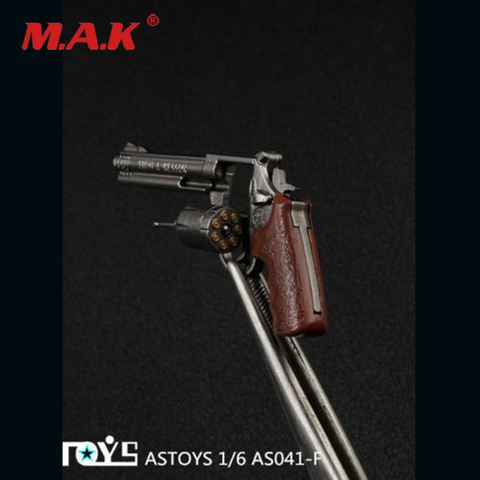 AS041F 1/6 échelle Revolver arme modèle jouet pistolet pistolet ajustement 12 ''figurine poupées en stock ► Photo 1/5