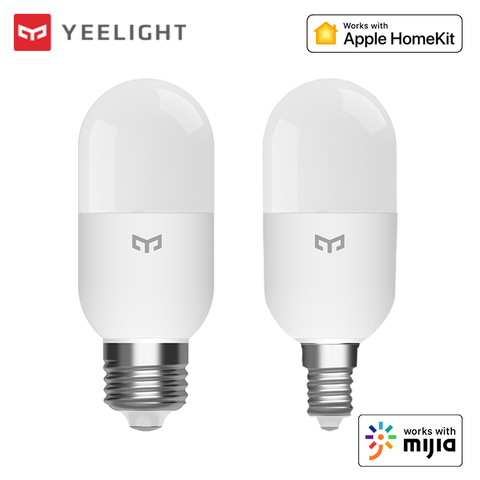Yeelight LED ampoule intelligente M2 Bluetooth maille Version E27 E14 lampe réglable température de couleur APP contrôle travail avec Homekit Mi maison ► Photo 1/6
