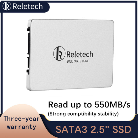 Reletech P400 SATA lecteur à semi-conducteurs 120 GB 128 GB 256 GB 512 GB SATA3 2.5 pouce lecteur à semi-conducteurs interne pour ordinateur de bureau ► Photo 1/6