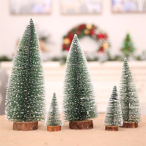 Mini arbre De noël, petit arbre De noël, ornement De bureau, Mini décor De noël ► Photo 1/6