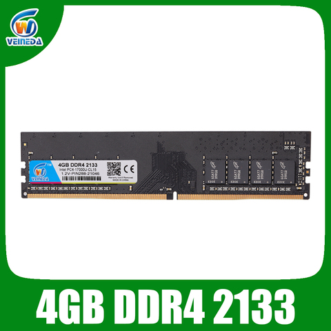 VEINEDA DDR4 4GB 8GB mémoire vive ddr 4 2133 pour PC4-17000 de bureau Intel AMD ► Photo 1/6