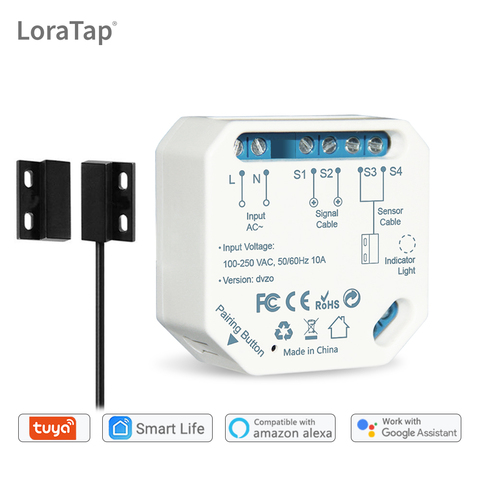 Tuya – Smart Life WIFi ouvre-porte de Garage, avec capteur, alerte App, commande vocale, Alexa Echo Google Home, pas besoin de Hub, bricolage ► Photo 1/1