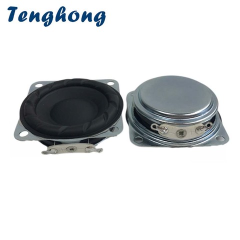 Tenghong – lot de 2 haut-parleurs Ultra fins, gamme complète de 40MM, 16 cœurs, 4ohm, 8ohm, 3W, Audio Portable, aimant néodyme pour Home cinéma ► Photo 1/6