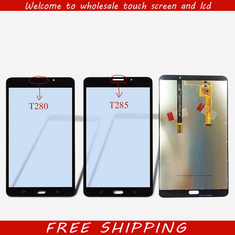 Bloc écran tactile LCD, pour Samsung Galaxy Tab A6 7.0 A 2016 LTE SM-T280 SM-T285 T280 T285 T280C T285C ► Photo 1/4