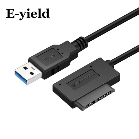USB3.0 à Mini Sata II 7 + 6 13Pin adaptateur câble de convertisseur pour ordinateur portable CD/DVD ROM lecteur mince ► Photo 1/6