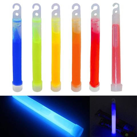 Bâtons lumineux de qualité industrielle, 10 pièces 6 pouces, lumières d'urgence de Camping et de fête, Glowstick chimique Fluorescent pour pêche ► Photo 1/6