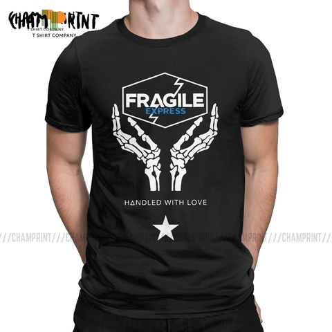 T-shirt pour homme, filage mort Express Fragile, vêtements de cadeau d'anniversaire, nouveauté, Productions Kojima ► Photo 1/6