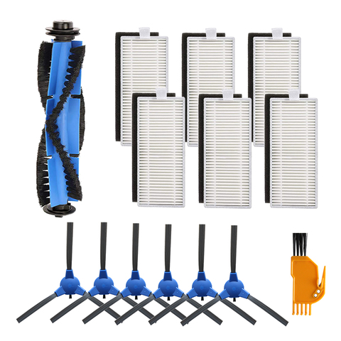 Kit de remplacement de vadrouille de filtre hepa de brosse latérale de Robot Compatible pour Eufy Robovac 11S 30 30C 15C 12 pièces d'aspirateur ► Photo 1/5